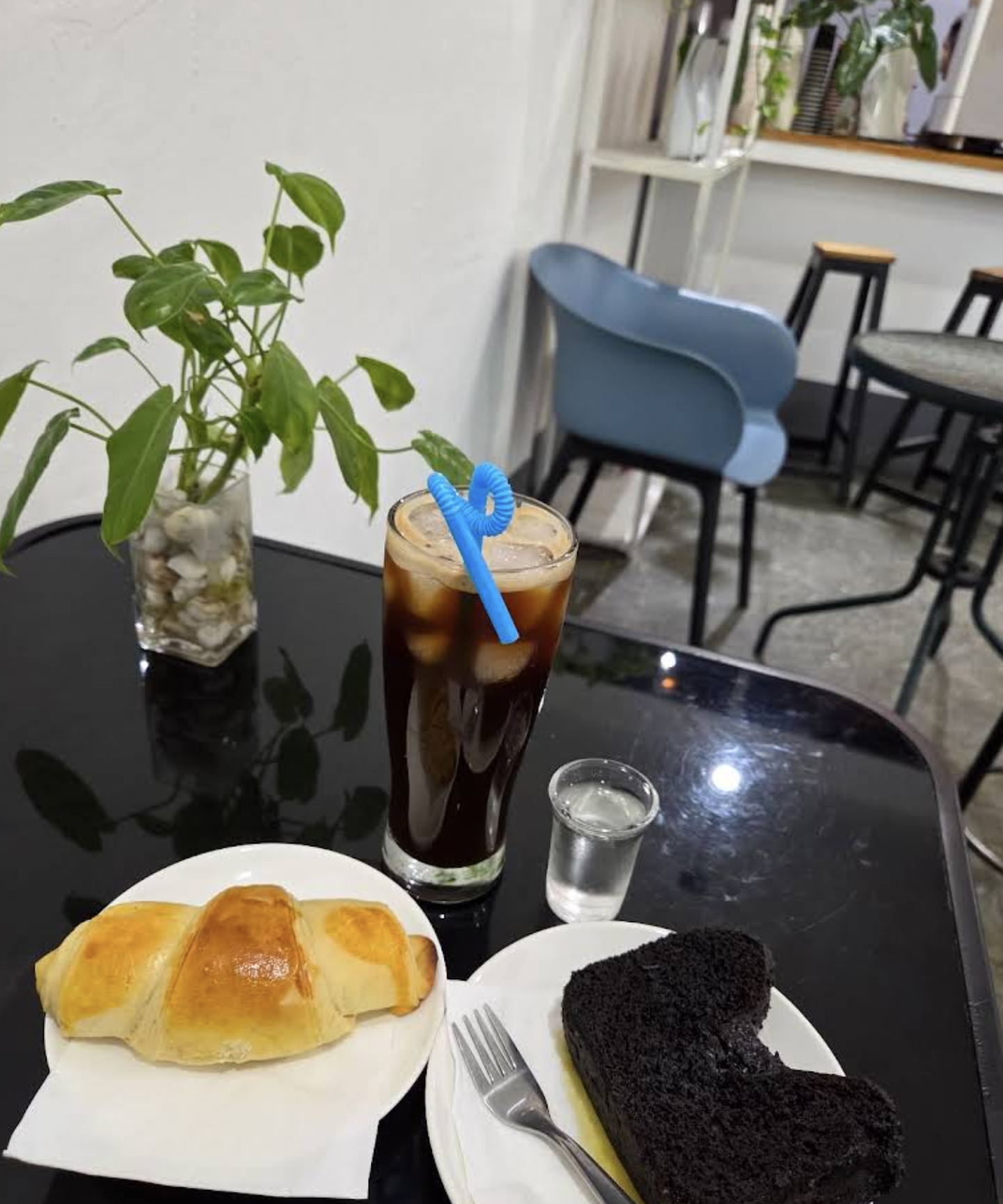 Iced Coffee & Pastry Set